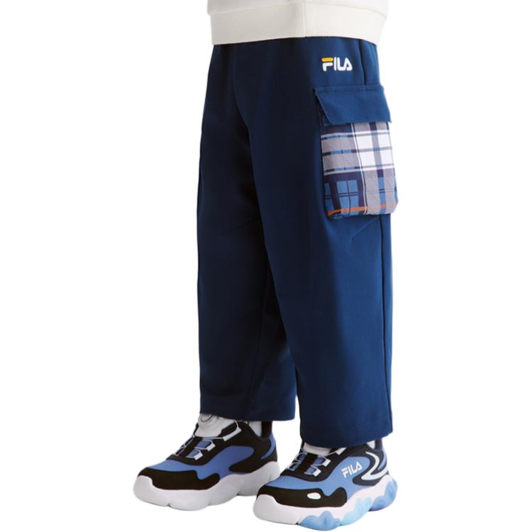 Детские штаны Fila KIDS ORIGINALE (синий) — фото 5