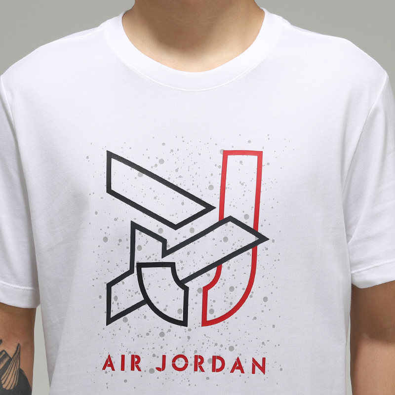 Мужская футболка Jordan T (белая) — фото 5