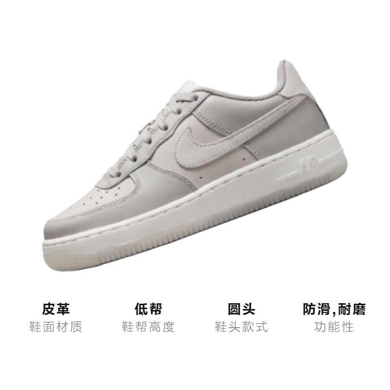 Детские кроссовки Nike Air Force 1 (черные) — фото 3