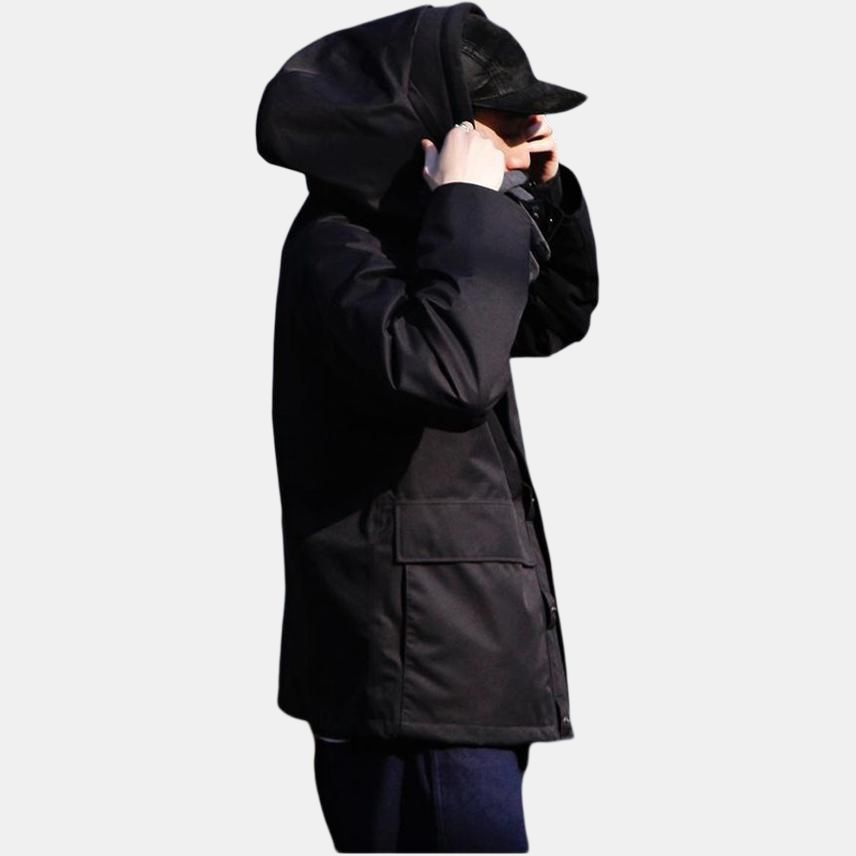 Куртка nanamica FW24 2L Gore-Tex Cruiser Jacket (черная) — Армейский зеленый — фото 12