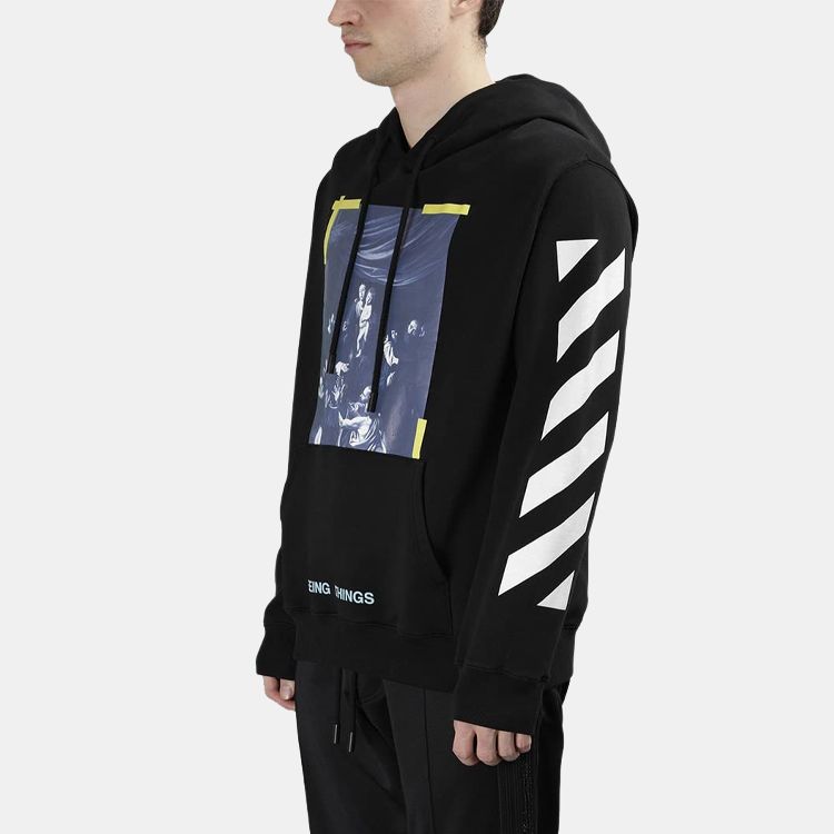 Мужское худи OFF-WHITE (черное) — фото 2