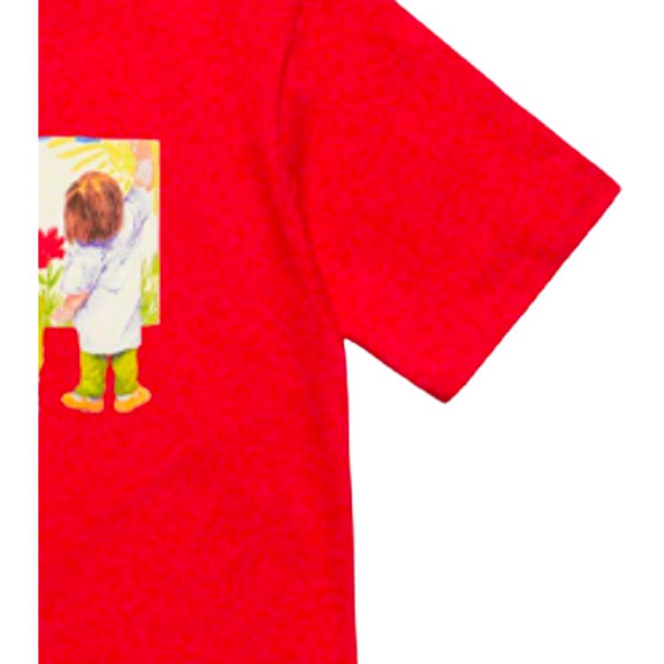 Футболка Supreme SS19 Kids Tee Red T (красный) — фото 5