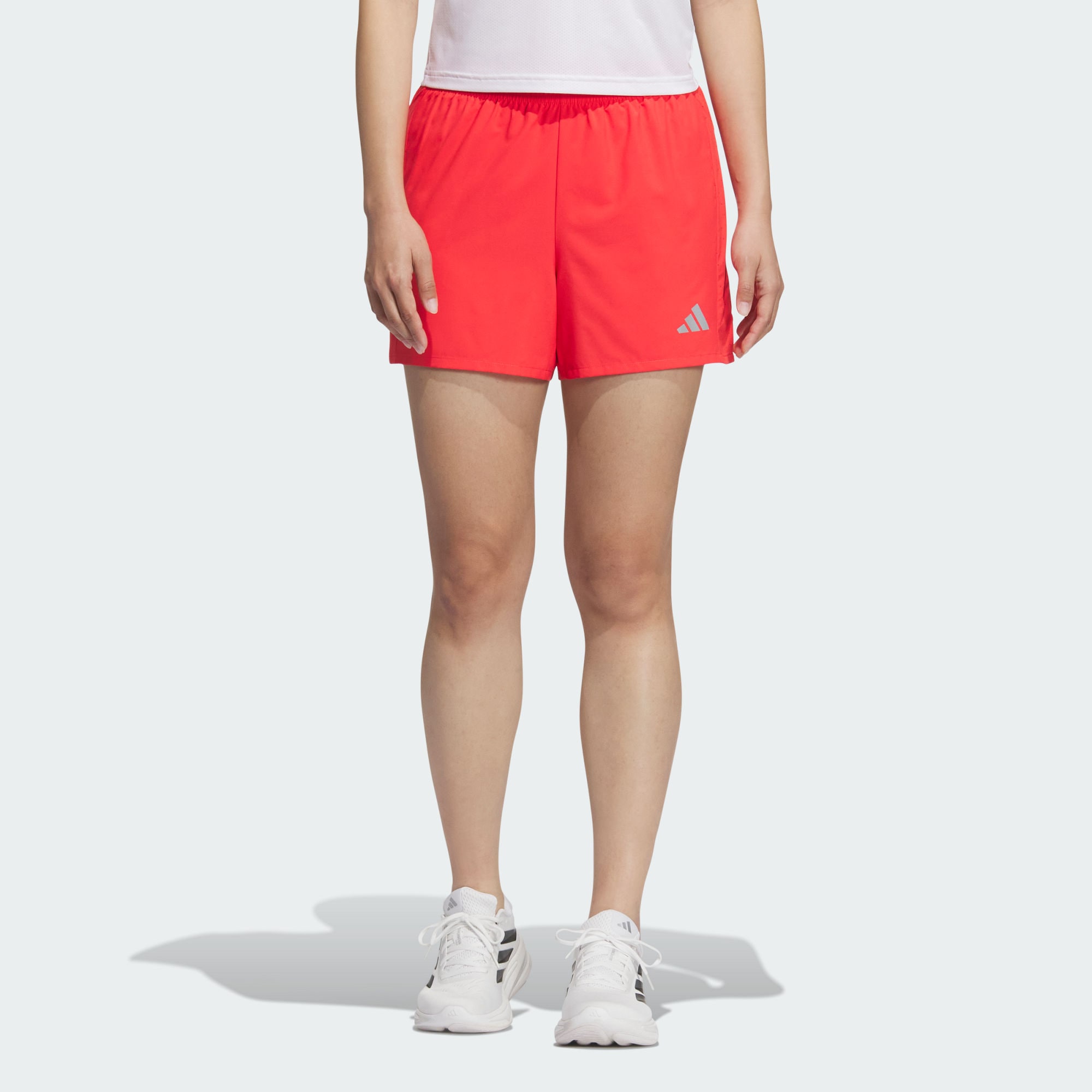 Adidas RUNNING Sports Shorts Women’s Bright Red/Dark Silver Gray