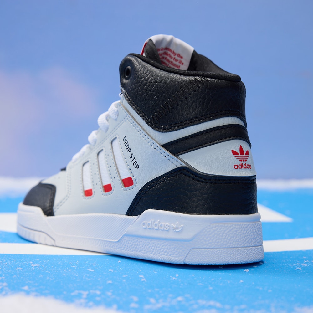Детские кеды adidas originals Drop Step EL J (черно-серые) — Чёрныйсерый — фото 4