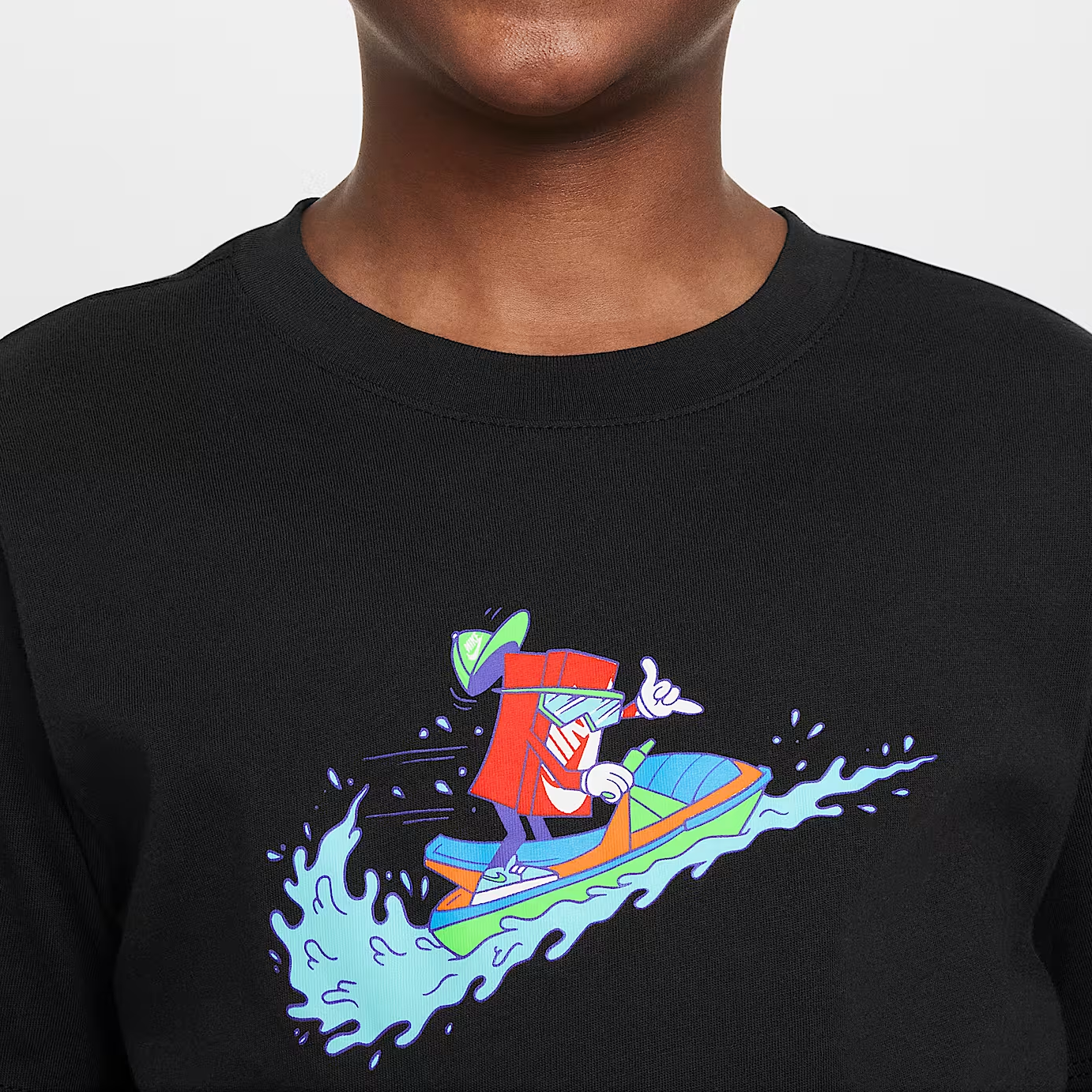 Футболка Nike (черная) — фото 4