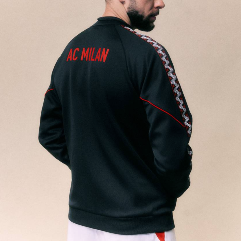 Мужская куртка PUMA AC Milan 26/27 (красно-черная) — фото 4