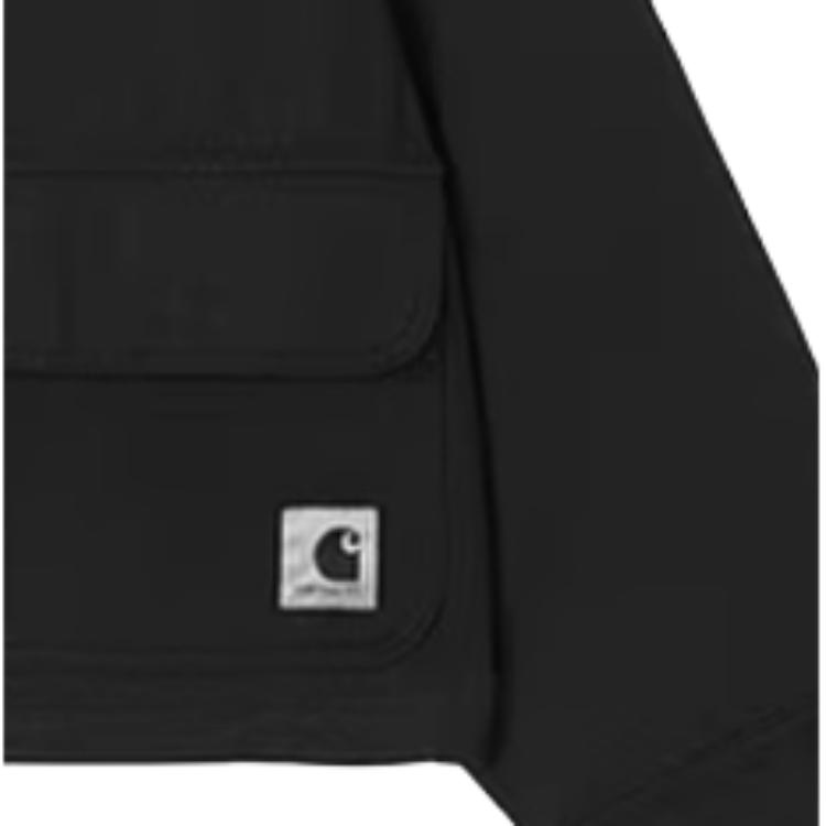 Женская куртка Carhartt WIP LOGO (коричневый) — фото 4
