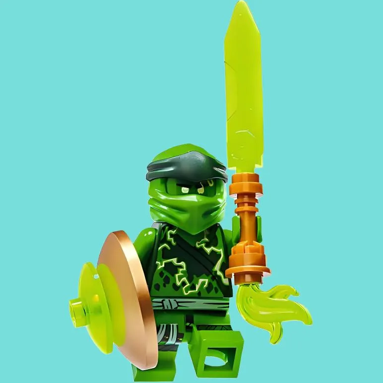 Лего Lloyd Burst Mode Минифигура С подарками Ninjago Issue 45 Журнал 2 шт Супер Дрель Конструкторы 0 300