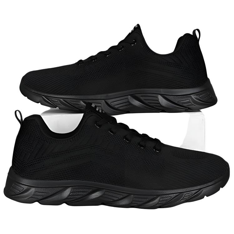 TONYBEAR Fashion Cushioning Lightweight Cushioning Lightweight Low top Running Shoes Men’s Black