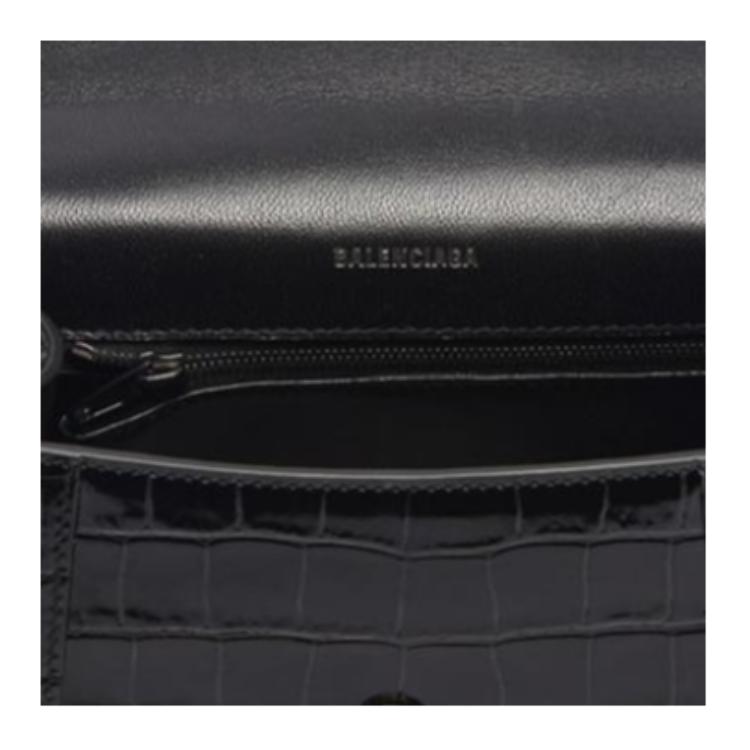 Женские сумка Balenciaga hourglass (черный) — фото 5