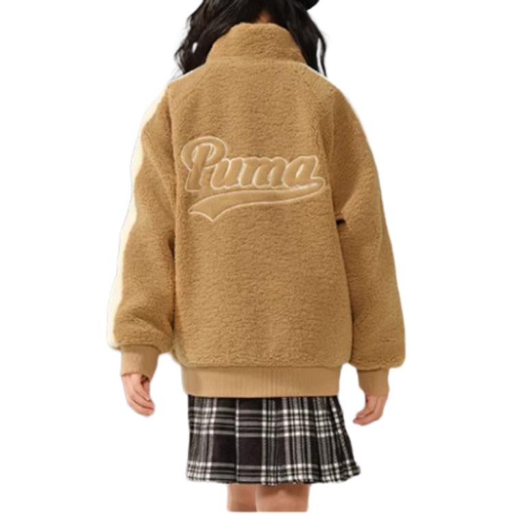 Худи PUMA T7Sportstyle SHERPA FLEECE (бежевое) — фото 3