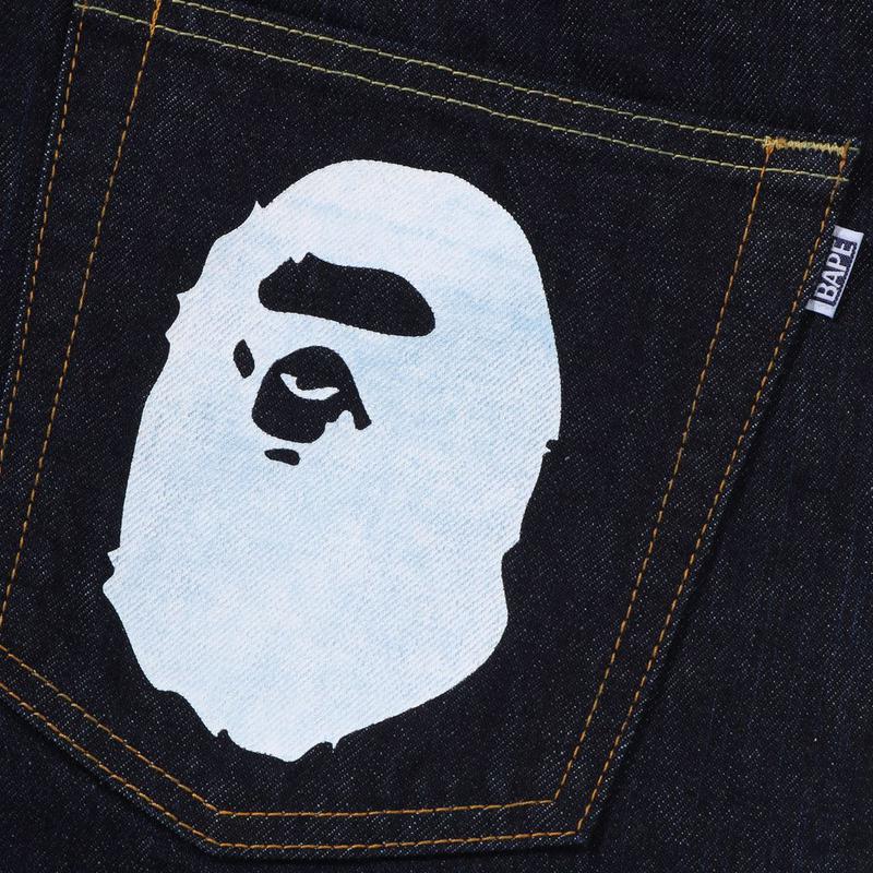 Джинсы A BATHING APE A BATHING APE SS26 (темно-синие) — фото 3
