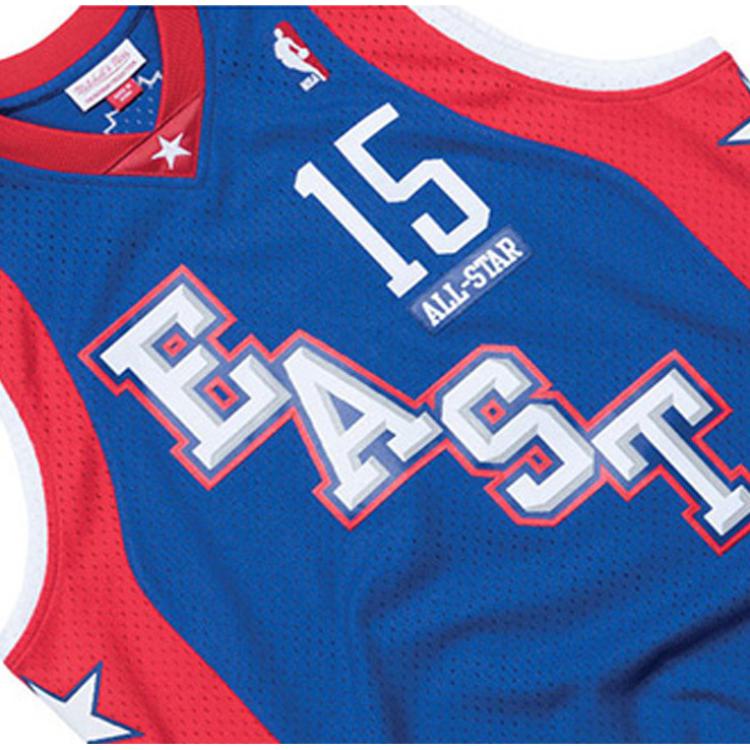 Mitchell Ness Basketball Jersey SW Fan Edition 2004 All Star Game, East, Carter Size 15 Men’s Blue