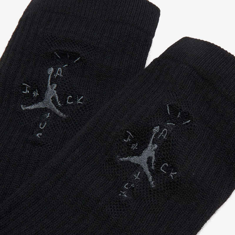 Jordan X Travis Scott Crew Sock Black