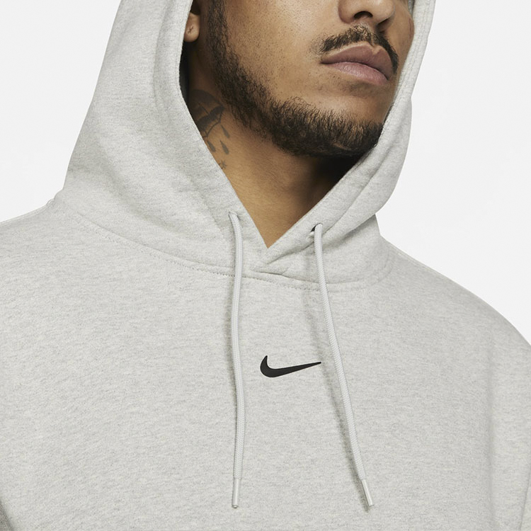 Мужское худи Nike x Drake NOCTA Cardinal Stock Hoodie Logo (серое) — фото 3