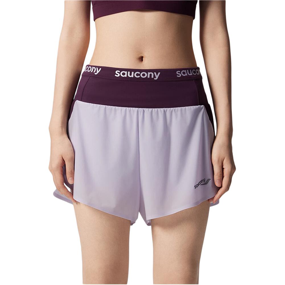 Saucony Sports Shorts Women’s Mugwort Purple Moderate