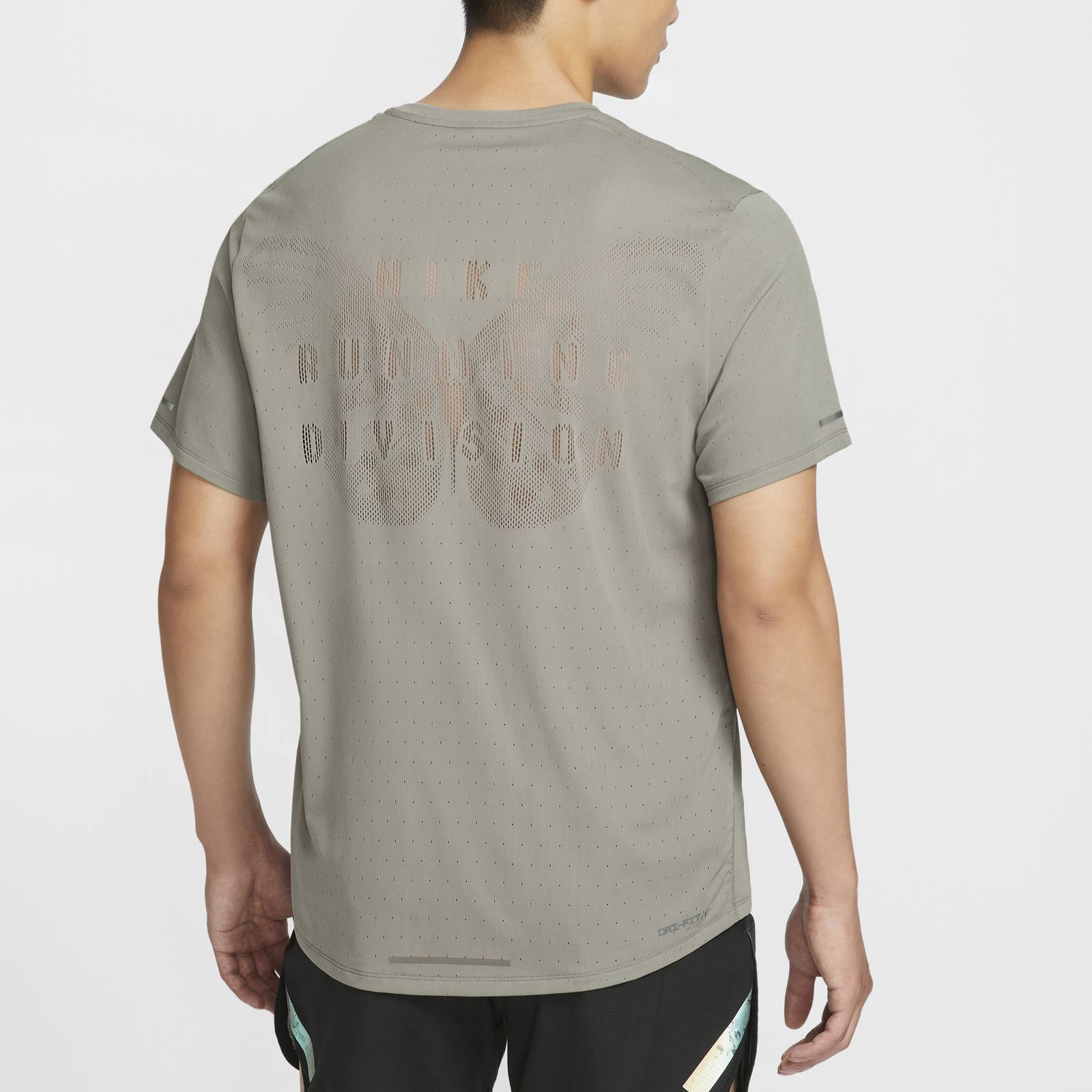 Nike Running T Shirt Men’s Dark Mud Gray