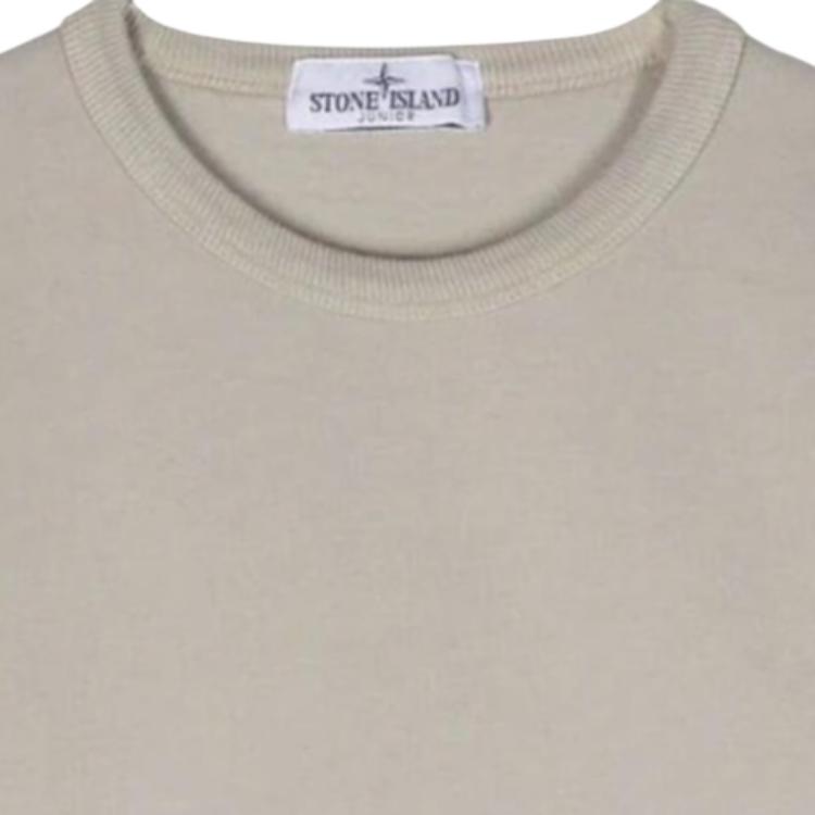 Мужской худи STONE ISLAND FW23 Logo (бежевый) — фото 5