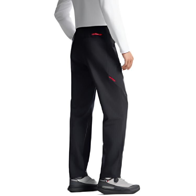Anta Variety Training Collection Letter Mid Rise Comfortable And Breathable Versatile Fleece Lined Thermal Sports Pants