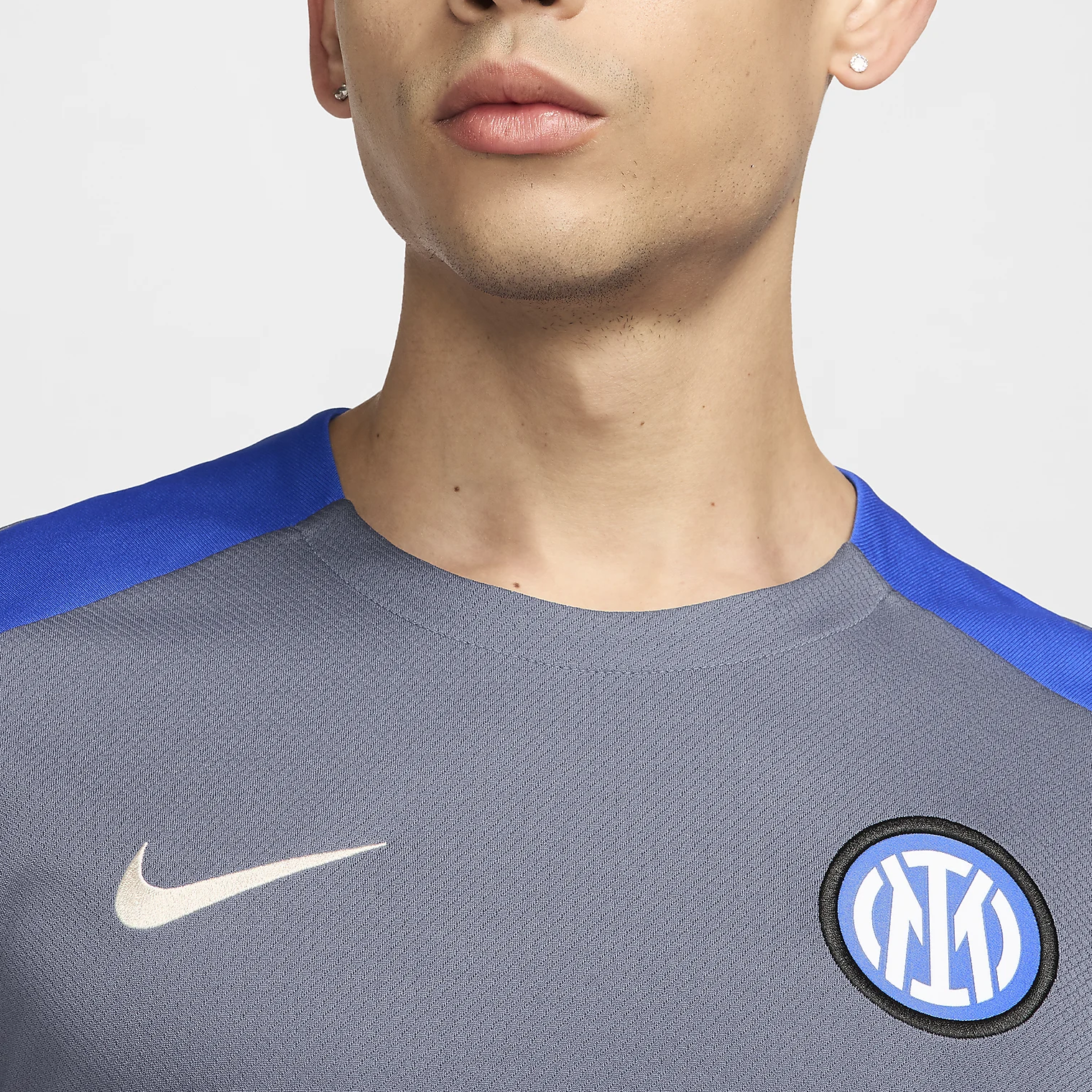 Nike Inter Milan Strike Men’s Nike Dri FIT Soccer Short Sleeve Top