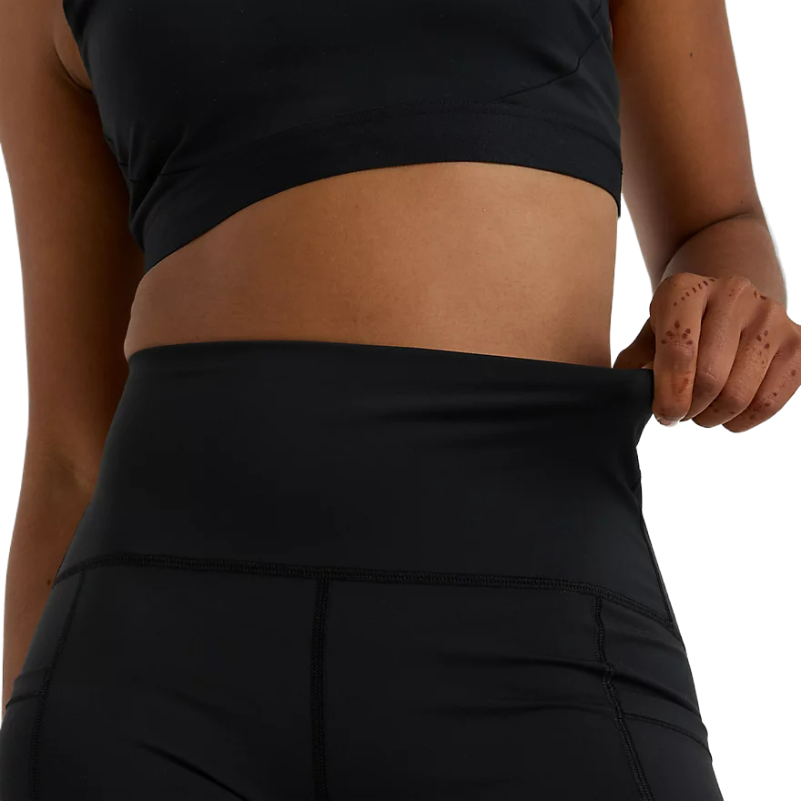 New Balance Nb Sleek Pocket High Rise Short 6′