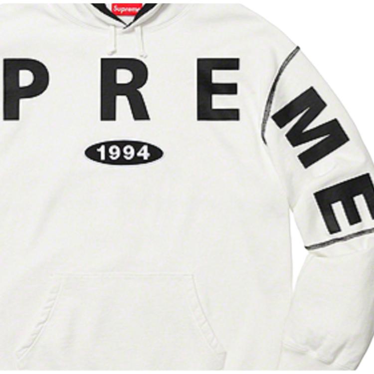 Худи Supreme FW19 logo (белый) — фото 3