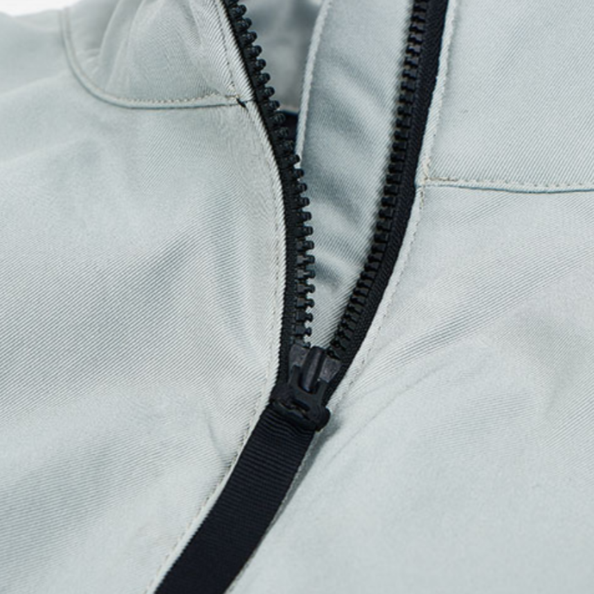 Куртка The North Face Logo (светло-серая) — фото 6