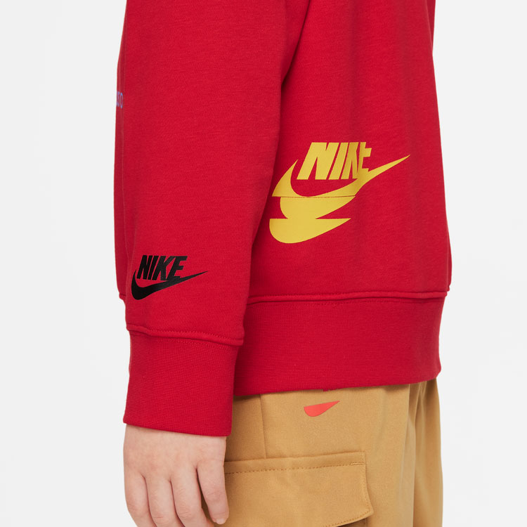 Мужская худи Nike (красный) — фото 5