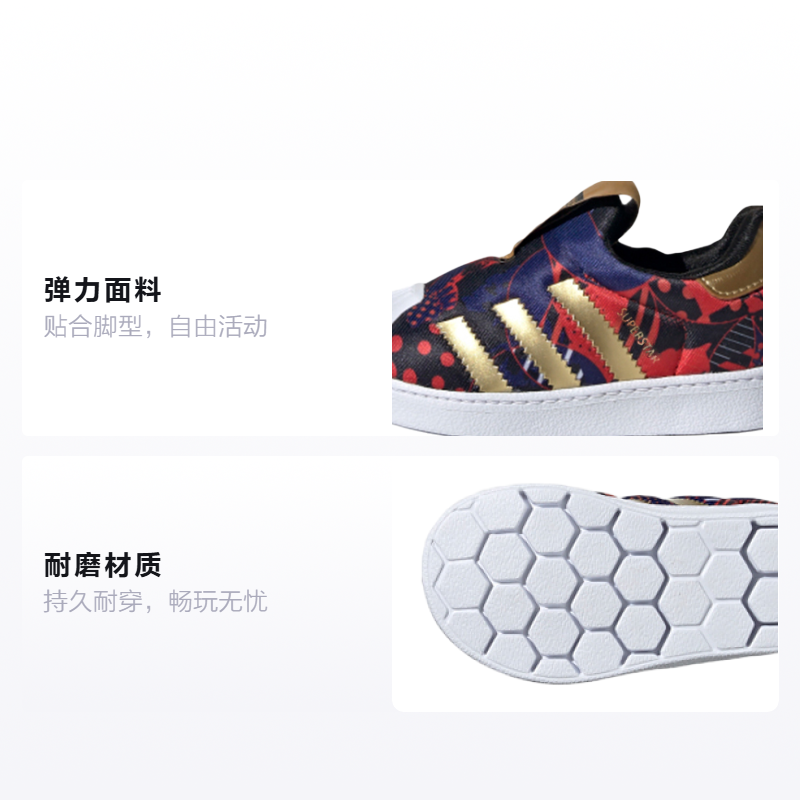 Кеды adidas originals SUPERSTAR 360 I (сине-фиолетовые) — фото 2