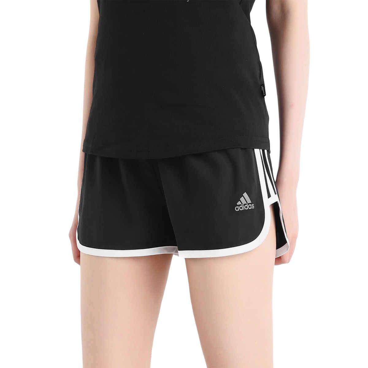 Женские шорты adidas M20 Short W (черно-белые) — фото 3