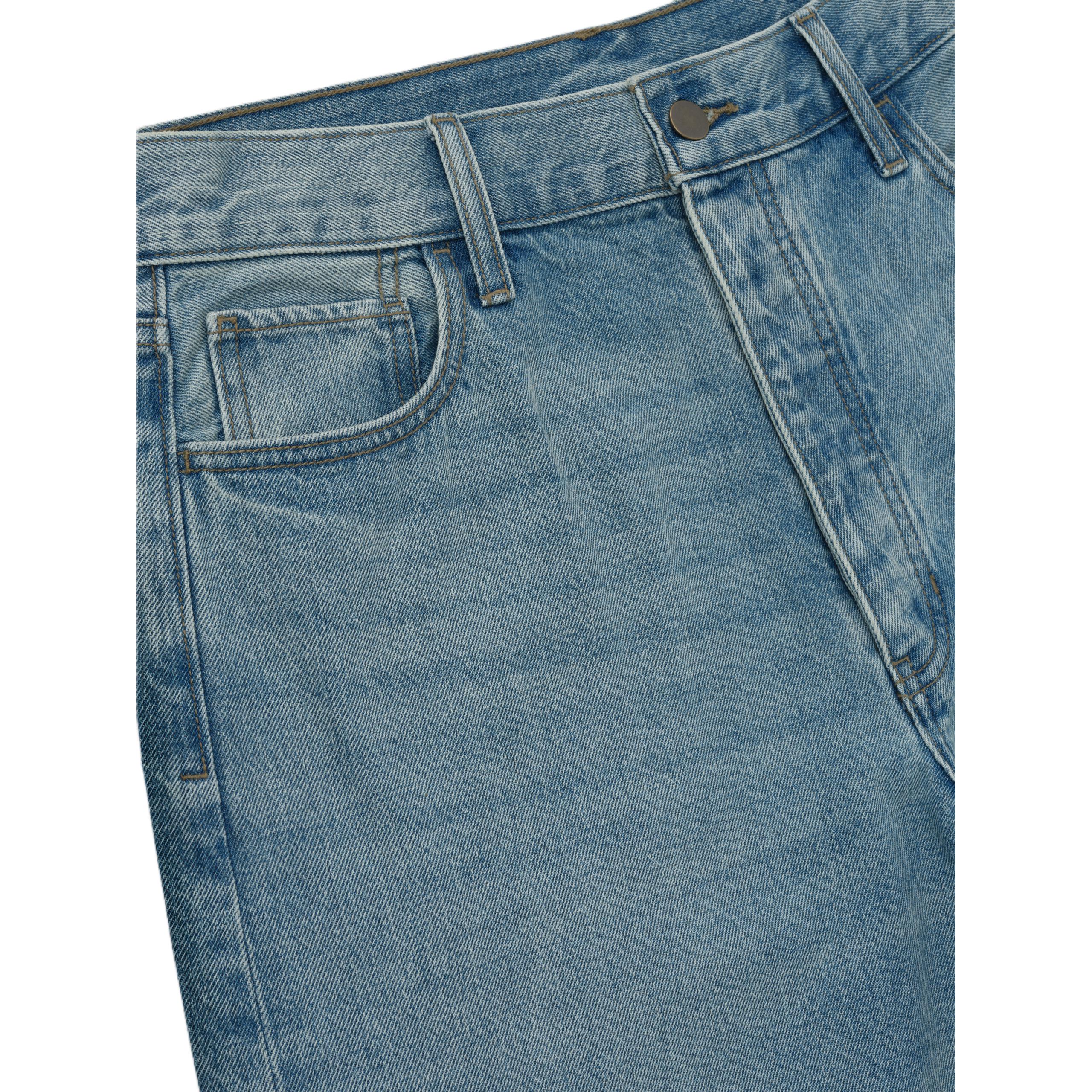 Джинсы Fear of God Essentials SS26 DENIM 5 POCKET JEANS CLASSIC BLUE (голубые) — фото 5