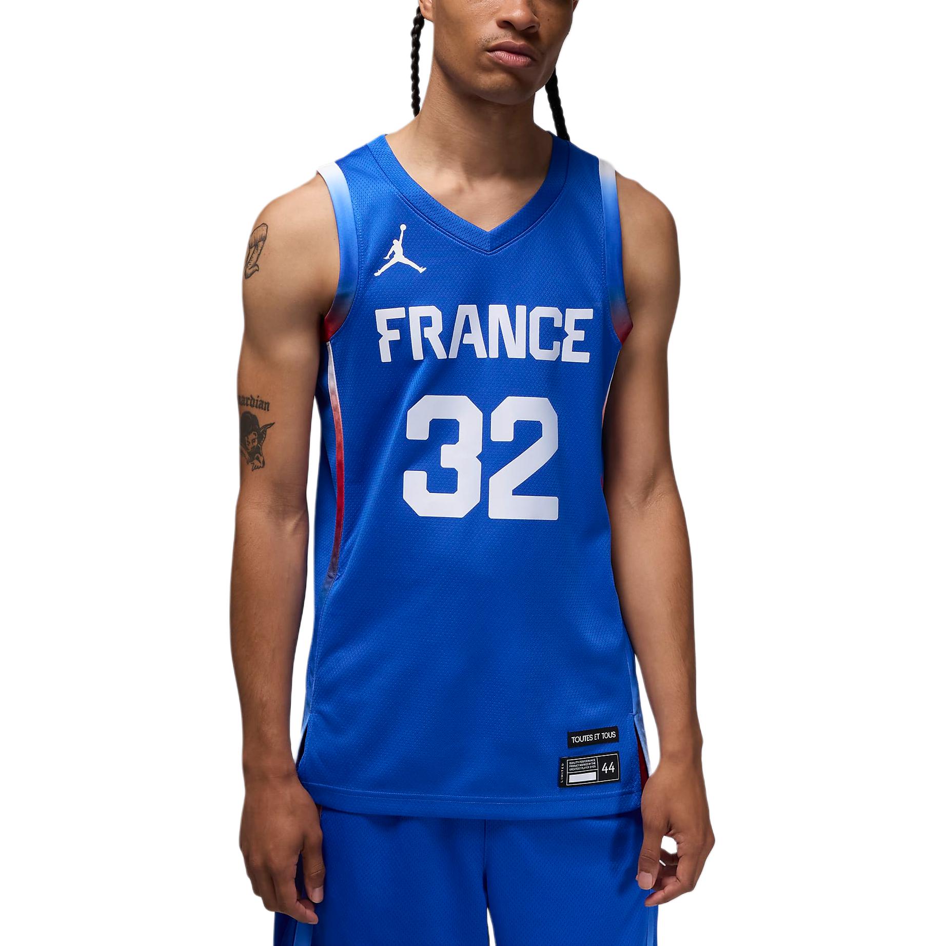 Jordan Victor Wembanyama France Limited Road Men’s Jordan Basketball Replica Jersey