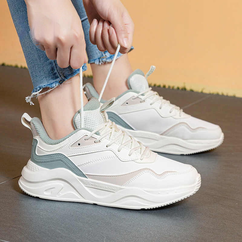361° Cushioning Coverage Lightweight Low top Casual Running Shoes Women’s White Green