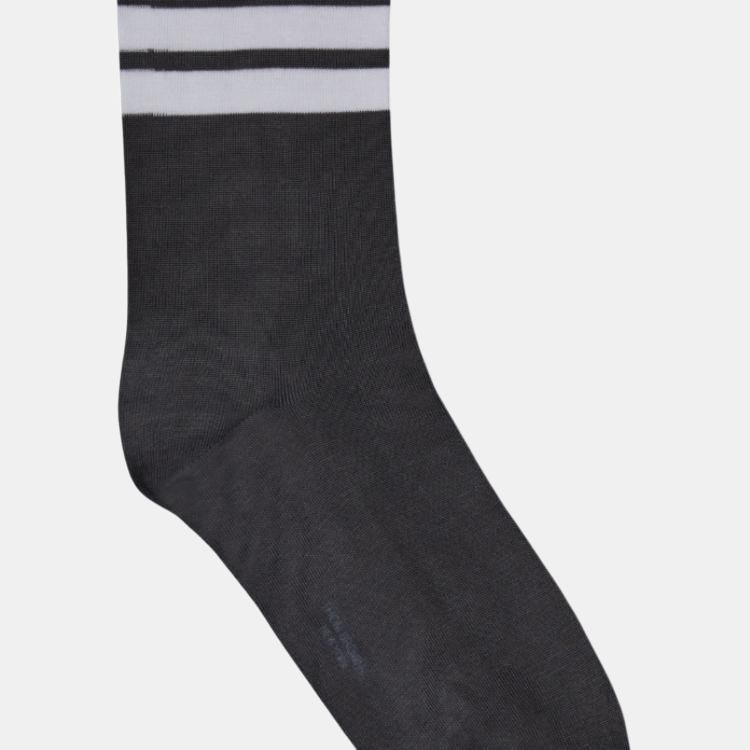 THOM BROWNE· Crew Socks Unisex 1 Pack Dark Gray