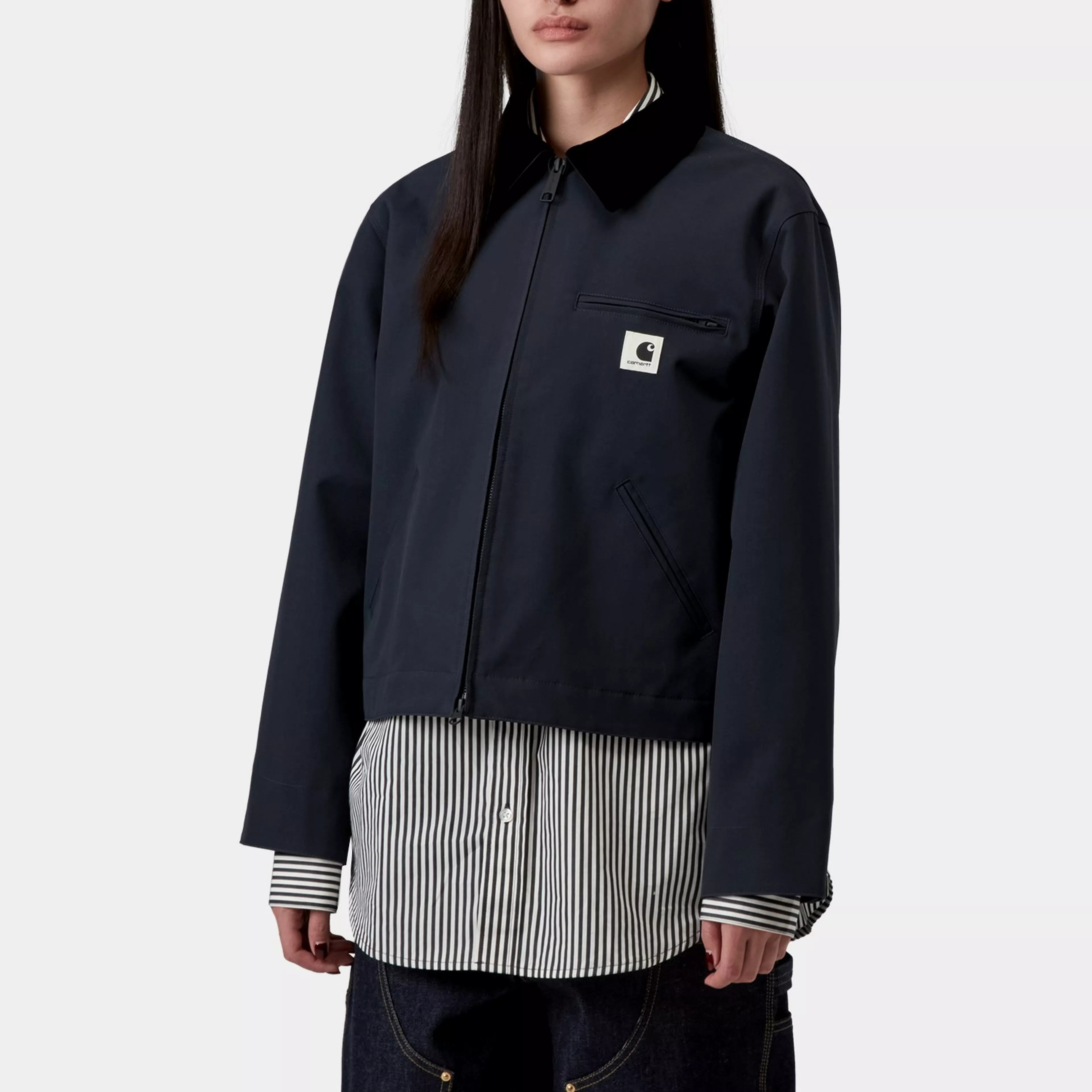 Женская куртка Carhartt WIP SS26 W' Newkirk Summer Jacket (синий) — фото 4