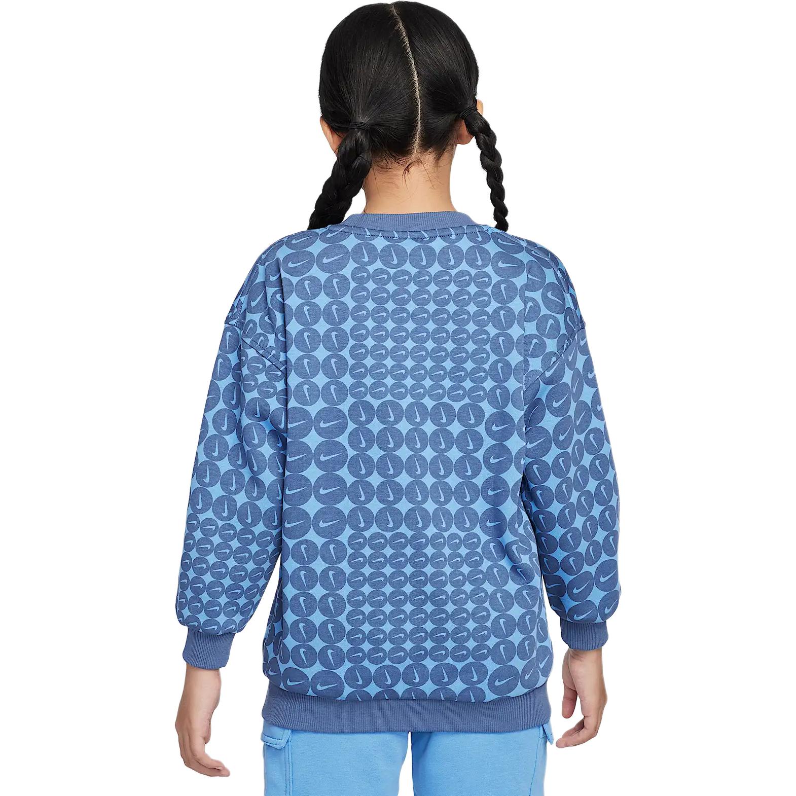 Женское худи Nike Sportswear Club Fleece (синее) — фото 2