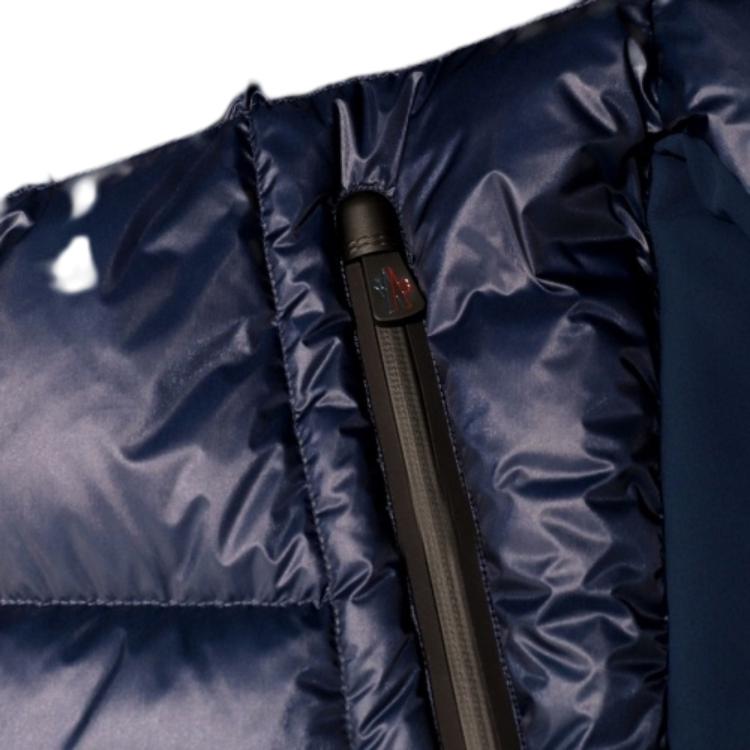 Мужская куртка Moncler Grenoble Canmore (темно-синяя) — фото 4