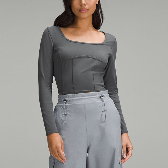 Lululemon Yoga T Shirts Women’s Square Collar Moderate