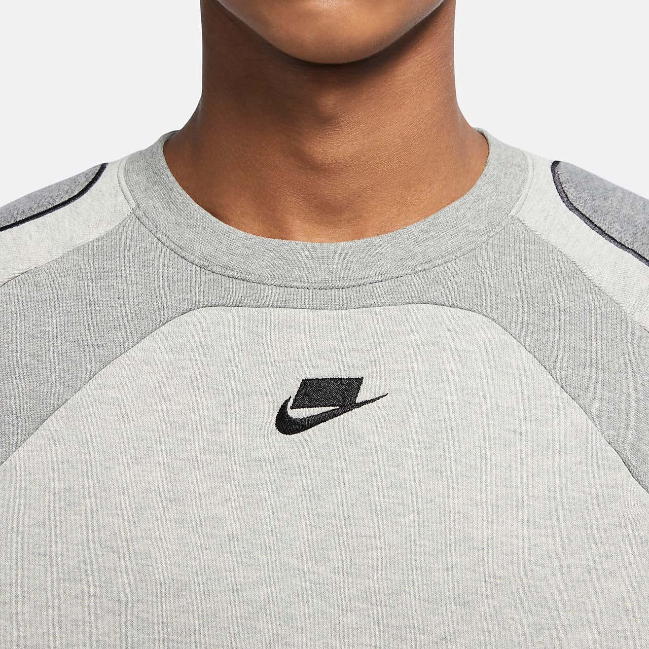 Мужская толстовка Nike Sportswear Nsw (серая) — фото 4