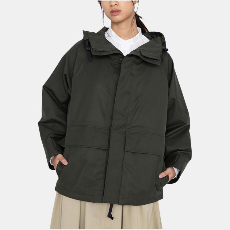 Куртка nanamica FW24 2L Gore-Tex Cruiser Jacket (черная) — Армейский зеленый — фото 7