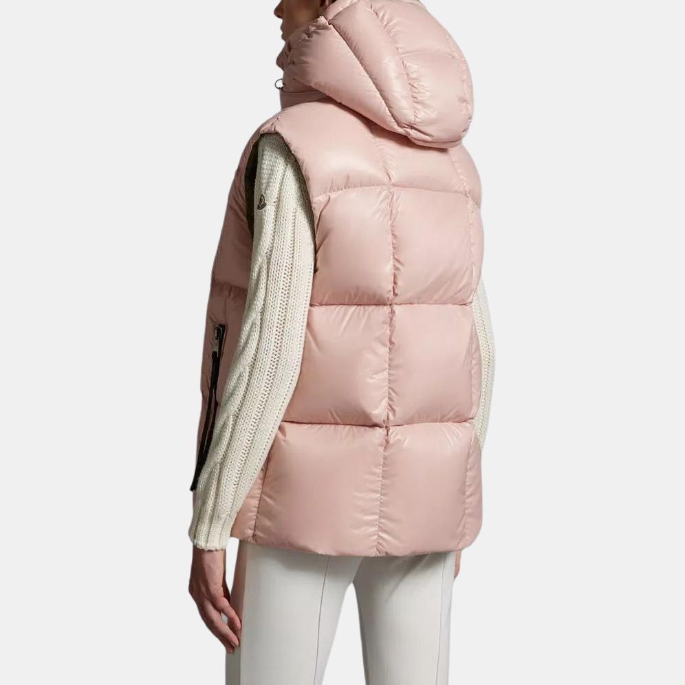 Женский жилет Moncler Luzule (светло-розовый) — фото 2