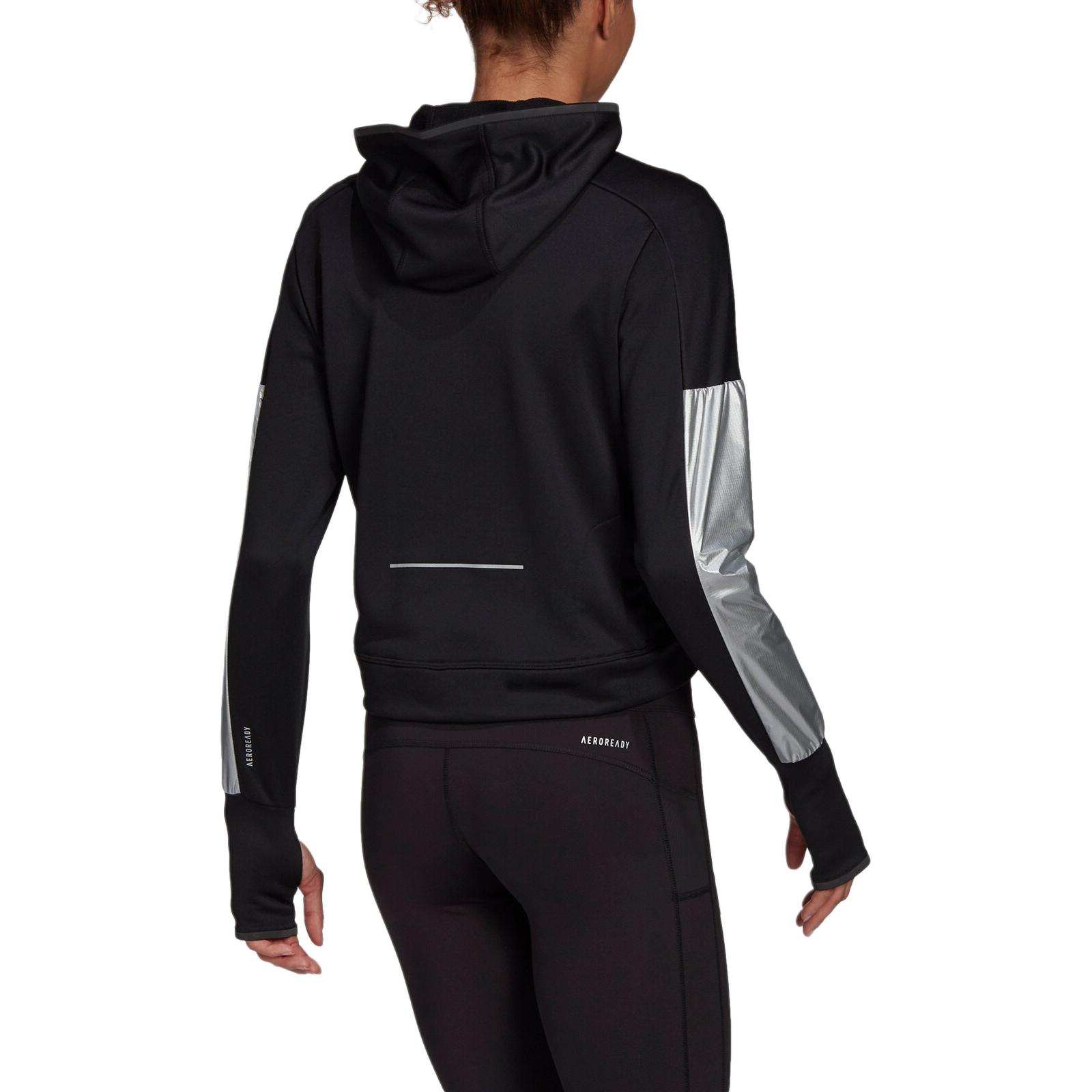 Женское худи adidas Space Hoodie M (черное) — фото 3