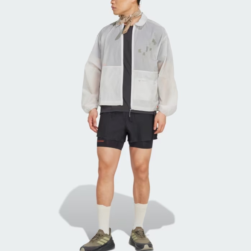 Adidas Free Shipping With AdiClub Adi365 H.Koumori Running 2 In 1 Shorts