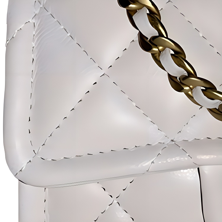 Женская сумка Chanel Classic Flap CF 21P (белая) — фото 2