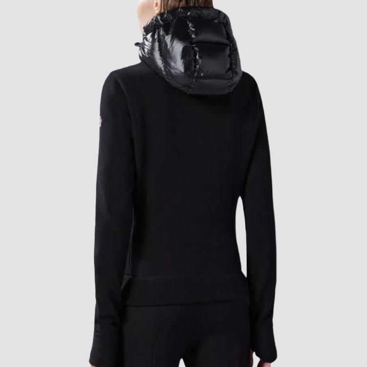 Женская куртка Moncler Grenoble Maglia (черная) — фото 5