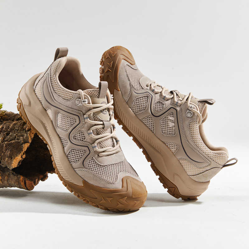 CAMEL Slip Resistant Abrasion Resistant Grip Low top Hiking Shoes Men’s
