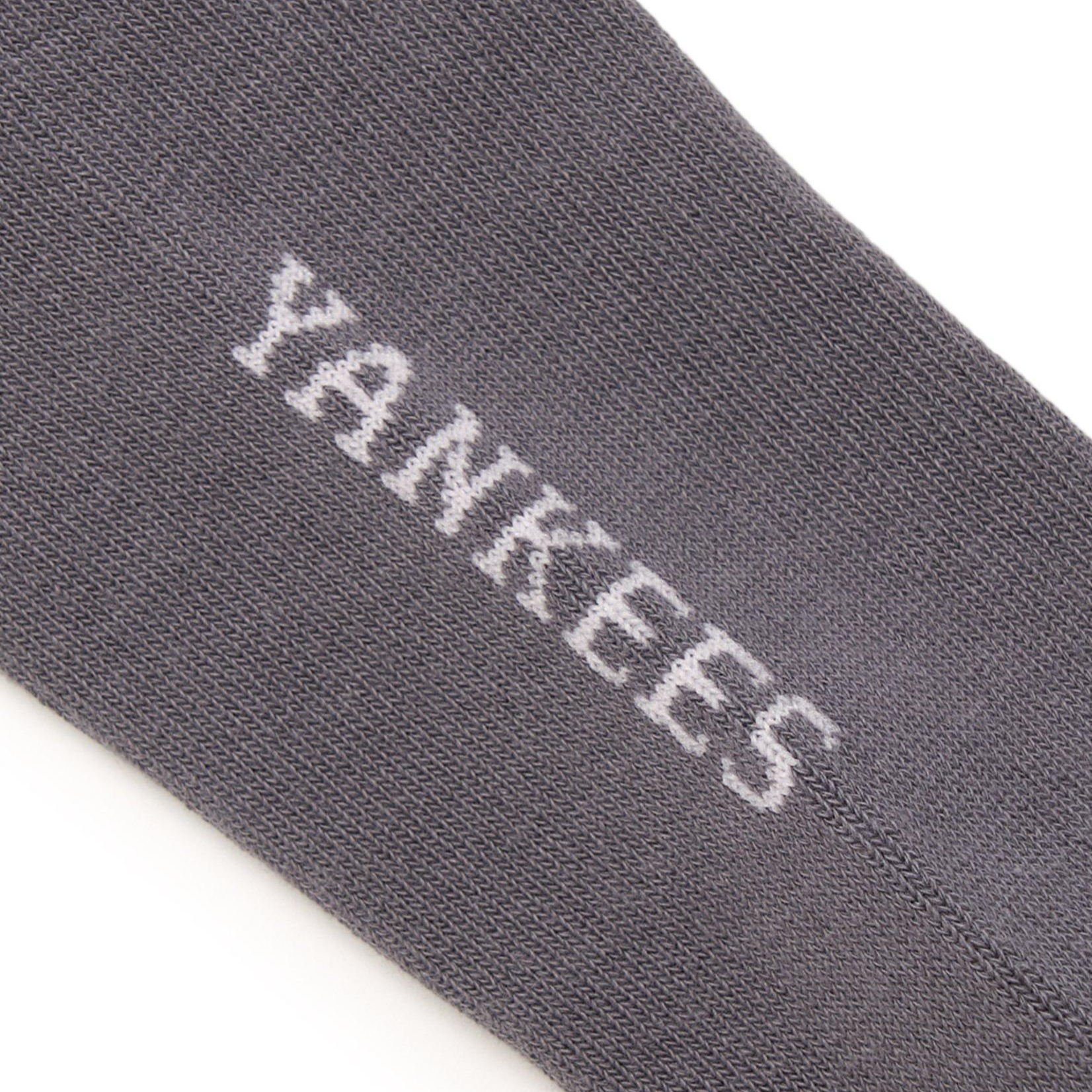 MLB New York Yankees Crew Socks Unisex 1 Pack Gray