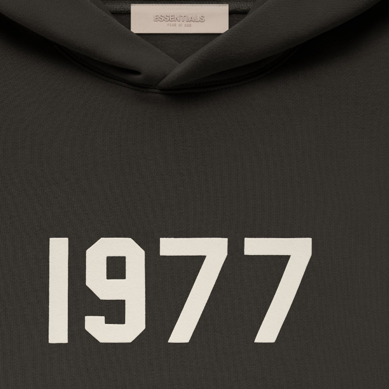 Худи Fear of God Essentials (серо-черное) — фото 4