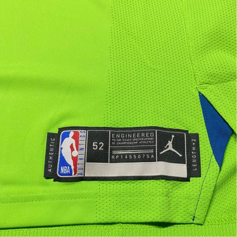 Jordan x NBA Minnesota Timberwolves Basketball Jersey Men’s Neon Green