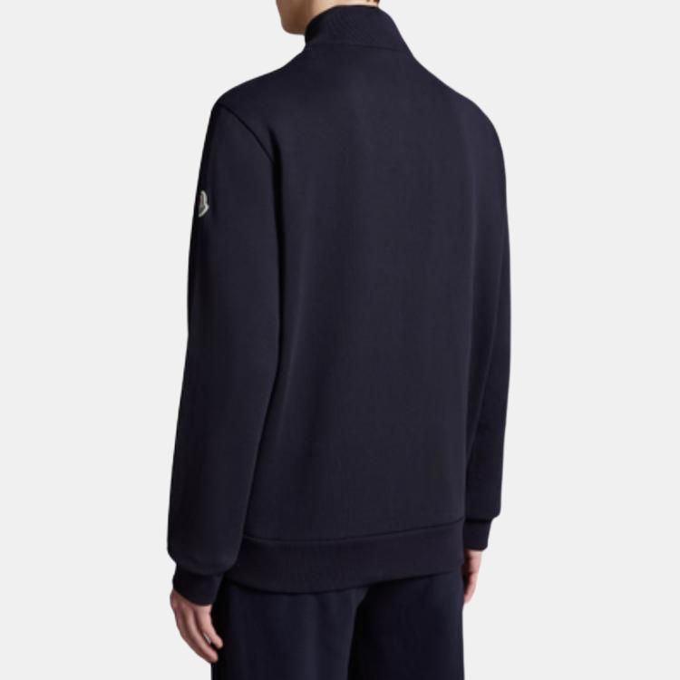 Мужская куртка Moncler (синяя) — фото 5